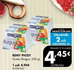 Supermercados Lupa Reny Picot Queso Burgos oferta