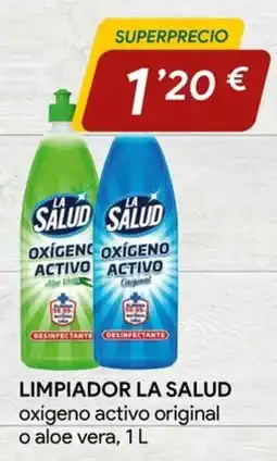 Minymas limpiador la salud oxigeno activo original o aloe vera oferta