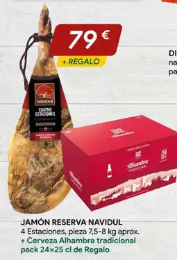 Minymas Navidul jamón reserva oferta
