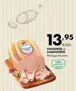 Supermercados Lupa Pavofrío pechuga de pavo oferta