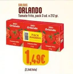 Supermercados Lupa Orlando salsa de tomate frito oferta