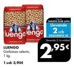 Supermercados Lupa Luengo Garbanzo selecto oferta