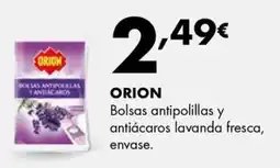 Supermercados Lupa Orion bolsas antipolillas y antiácaros lavanda fresca oferta