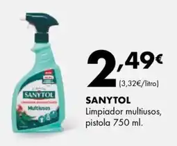 Supermercados Lupa Sanytol limpiador multiusos oferta