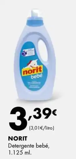 Supermercados Lupa Norit Detergente bebé oferta
