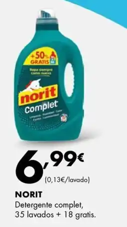 Supermercados Lupa Norit Detergente complet oferta