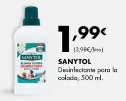 Supermercados Lupa Sanytol desinfectante para la colada oferta