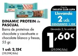 Supermercados Lupa Dinamic Protein de Pascual oferta