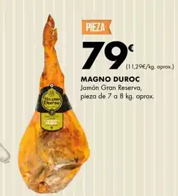 Supermercados Lupa Magno Duroc jamón gran reserva oferta
