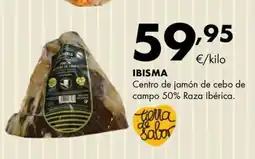 Supermercados Lupa Ibisma centro de jamón de cebo de campo oferta
