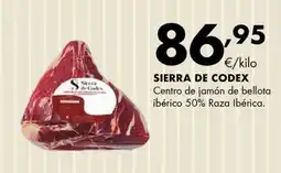 Supermercados Lupa Sierra de Codex centro de jamón de bellota ibérico 50% raza ibérica oferta