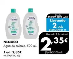 Supermercados Lupa Nenuco agua de colonia oferta