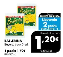Supermercados Lupa Ballerina bayeta oferta