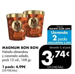 Supermercados Lupa magnum bon bon oferta