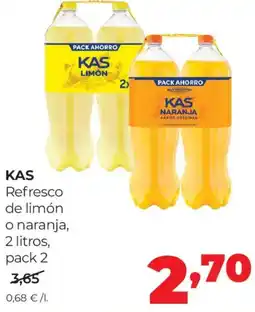 Alimerka Kas refresco de limón o naranja oferta
