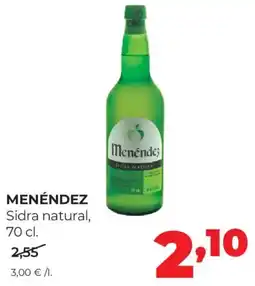 Alimerka Menéndez sidra natural oferta
