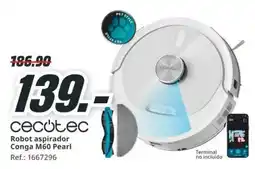 MediaMarkt cecotec robot aspirador conga m60 pearl oferta