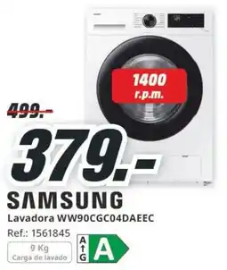 MediaMarkt samsung lavadora ww90cgc04daeec oferta