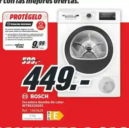 MediaMarkt Bosch secadora bomba de calor WTR83200ES oferta