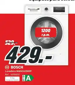 MediaMarkt Bosch lavadora wan24290ep oferta