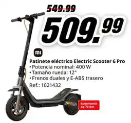 MediaMarkt mi electric scooter 6 pro oferta