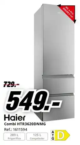MediaMarkt Haier combi htr3620dnmg oferta