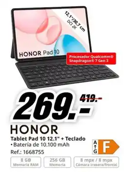 MediaMarkt honor pad 10 oferta