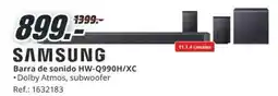 MediaMarkt Samsung barra de sonido hw-q990h/x oferta