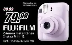MediaMarkt Fujifilm cámara instantánea instax mini 12 oferta