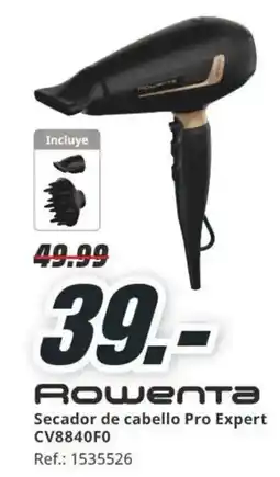 MediaMarkt Rowenta secador de cabello pro expert cv8840f0 oferta