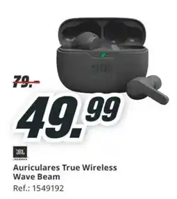 MediaMarkt Jbl auriculares true wireless wave beam oferta