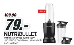 MediaMarkt Nutribullet batidora de vaso turbo 1000 oferta