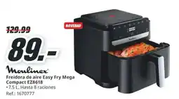 MediaMarkt Moulinex freidora de aire easy fry mega compact ez8618 oferta