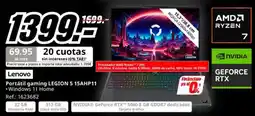 MediaMarkt Lenovo portátil gaming LEGION 5 15AHP11 oferta