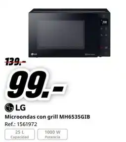 MediaMarkt LG microondas con grill mh6535gib oferta