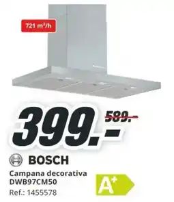 MediaMarkt Bosch campana decorativa dwb97cm50 oferta