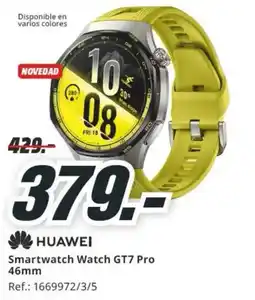 MediaMarkt Huawei smartwatch watch gt7 pro 46mm oferta