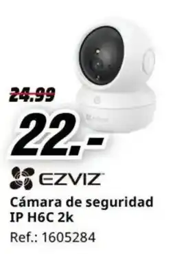 MediaMarkt Ezviz cámara de seguridad ip h6c 2k oferta