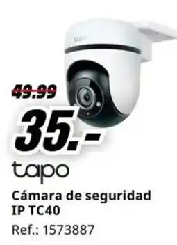 MediaMarkt tapo cámara de seguridad ip tc40 oferta