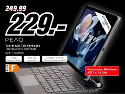 MediaMarkt Peaq tablet mia tab keyboard oferta