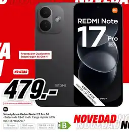 MediaMarkt Redmi Note 17 Pro 5G oferta