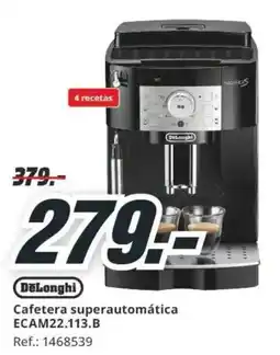 MediaMarkt DeLonghi cafetera superautomática ecam22.113.b oferta
