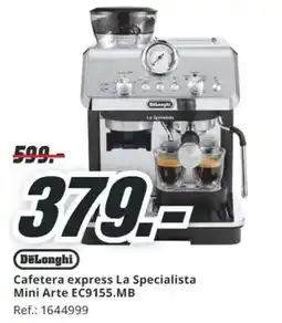 MediaMarkt DeLonghi cafetera express la specialista mini arte ec9155.mb oferta