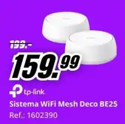 MediaMarkt tp-link sistema wifi mesh deco be25 oferta