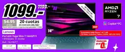 MediaMarkt Lenovo Portátil Yoga Slim 7 14AGP11 oferta