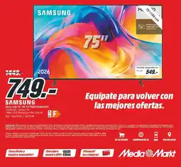 MediaMarkt Samsung mini led 75" 4k tu75m73hauxxc oferta