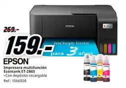 MediaMarkt Epson impresora multifunción Econtank ET-2865 oferta