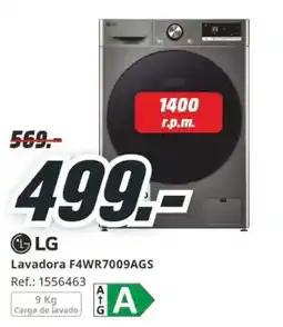 MediaMarkt lg lavadora f4wr7009ags oferta