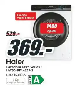MediaMarkt Haier lavadora i-pro series 3 oferta
