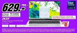 MediaMarkt acer portátil aspire lite 15 al15-54p-53ua oferta